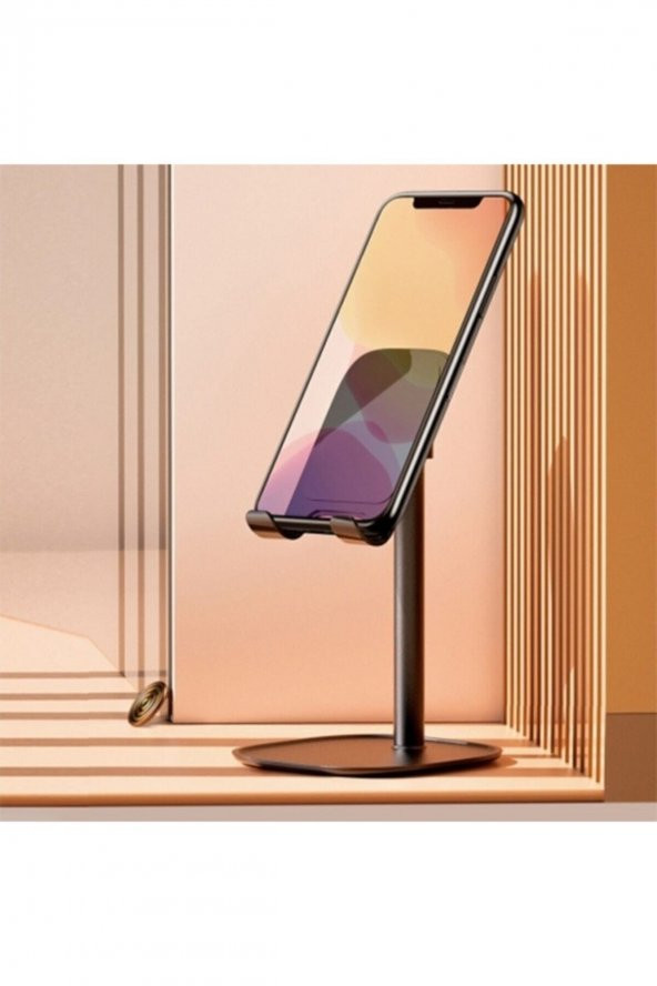 Ally Zm-12 Metal Cep Telefonu Ve Tablet Masaüstü Tutucu Stand Siyah - 5