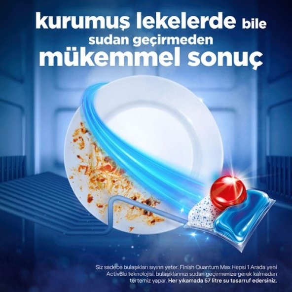 Finish Quantum Max Bulaşık Makinesi Deterjanı Tableti / Kapsülü 48 Yıkama - 3