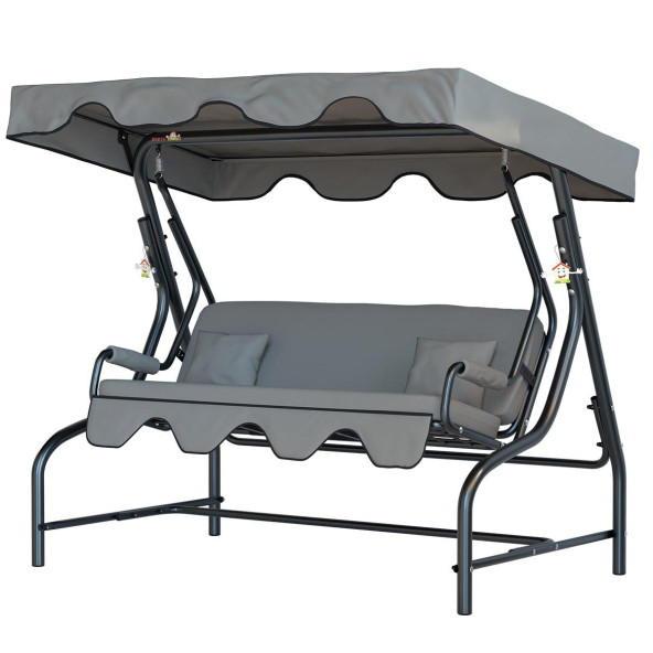 Yekta 3 Kişilik Bahçe Salıncağı Balkon Salıncak 200 cm Gümbet