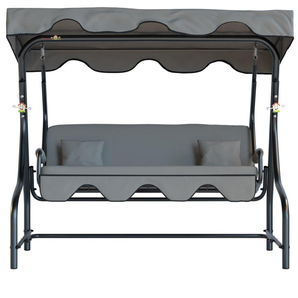 Yekta 3 Kişilik Bahçe Salıncağı Balkon Salıncak 200 cm Gümbet - 2