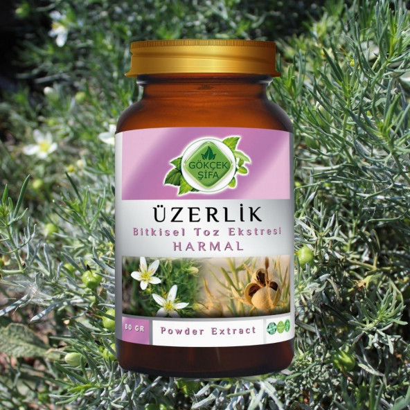 Üzerlik Toz Ekstresi (Peganum Harmala L.)80 gr Cam Kavanoz - 2