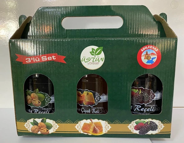Adilcevaz Ceviz Reçeli 3 Lü Set - 1
