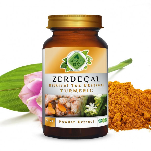 Zerdeçal Toz Ekstresi (Curcuma Longa) 70 gr Cam Kavanoz - 8
