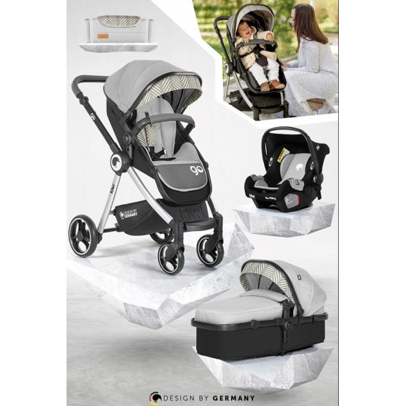 KİWİ GO TRAVEL SİSTEM BEBEK ARABASI VİZON