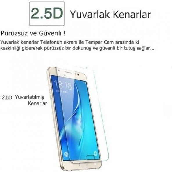 Sepetegelsin Samsung Galaxy A7 2016 Uyumlu Şeffaf 9h Tamperli Cam Ekran Koruyucu - 2