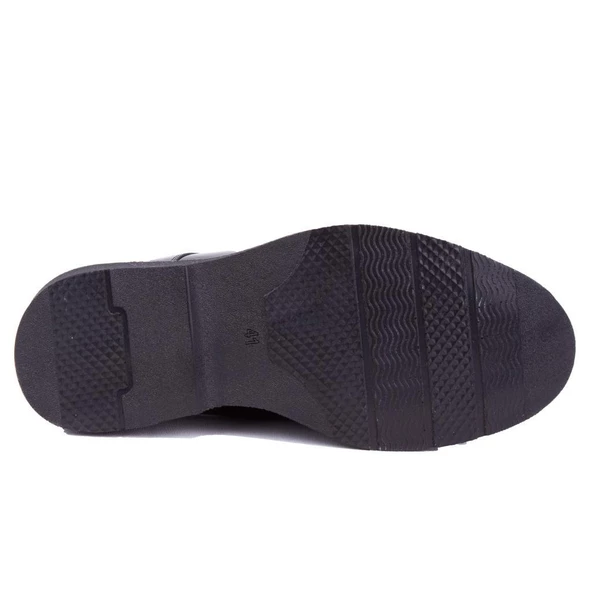 Dagoster DMA08-025 Siyah Rugan Ortopedik Günlük Erkek Deri Ayakkabı - Resim 4