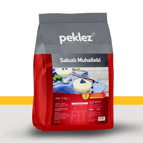 Sakızlı Muhallebi 3 kg