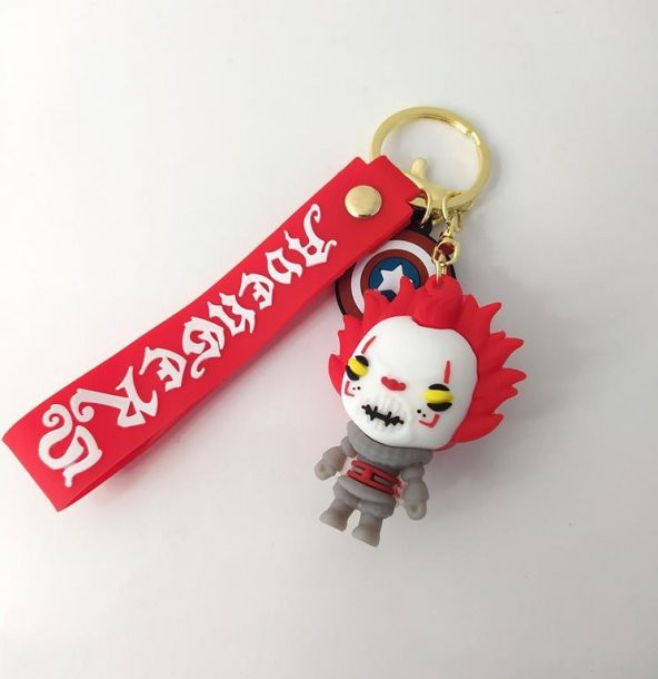Anahtarlık Halloween Cadılar Bayramı Palyaço Silikon Anahtarlık Çanta Süsü Karakter Figür Oyuncak Aksesuar 14509