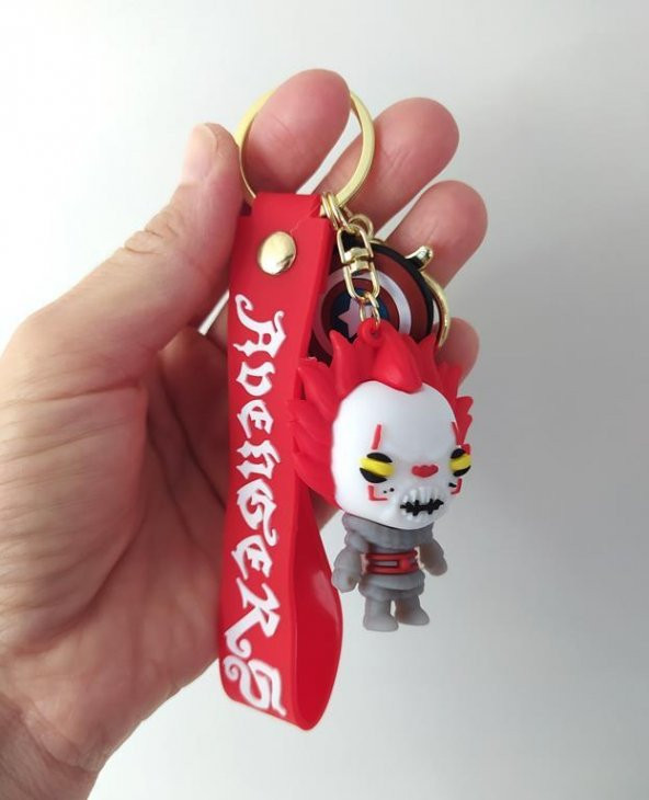 Anahtarlık Halloween Cadılar Bayramı Palyaço Silikon Anahtarlık Çanta Süsü Karakter Figür Oyuncak Aksesuar 14509 - 2