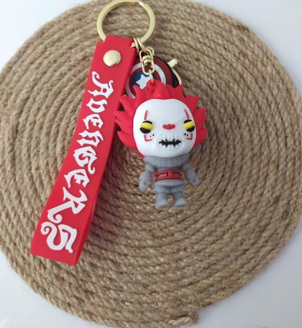 Anahtarlık Halloween Cadılar Bayramı Palyaço Silikon Anahtarlık Çanta Süsü Karakter Figür Oyuncak Aksesuar 14509 - 3