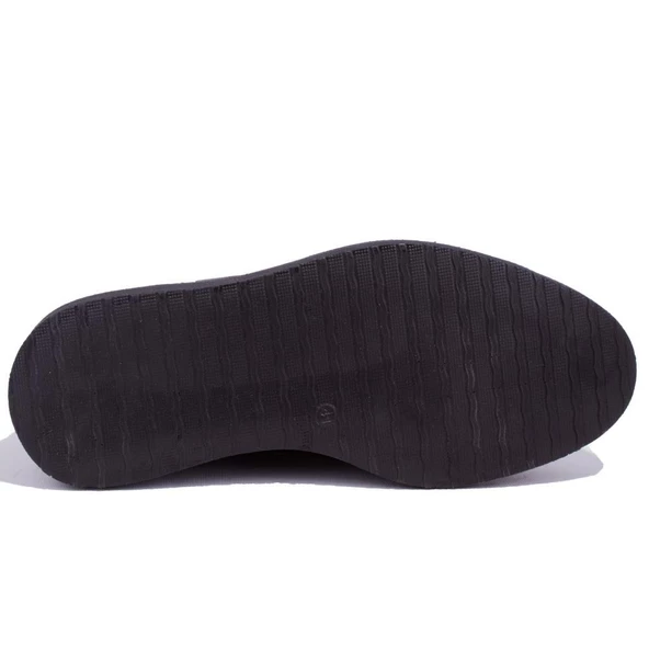 Dagoster DMA08-858 Siyah Ortopedik Günlük Erkek Deri Ayakkabı - Resim 4