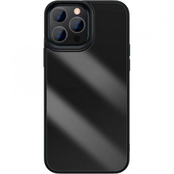 Baseus Crystal iPhone 13 Pro 6.1 Kılıf Jel Çerçeve Zırhlı Silikon Kılıf ARJT000101 - 2
