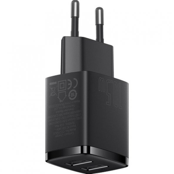 Baseus Compact 10.5W Şarj Cihazı Siyah - 4