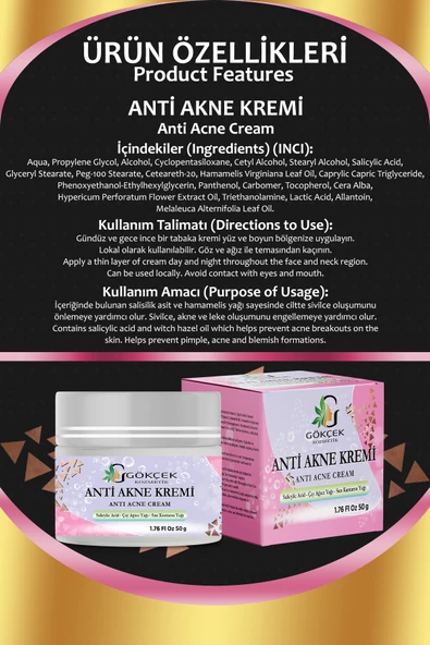Anti Akne Kremi 50 gr - 2