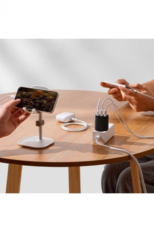 Baseus Kompakt 3 Usb Portlu 17w Hızlı Şarj Başlığı Adaptörü - 5
