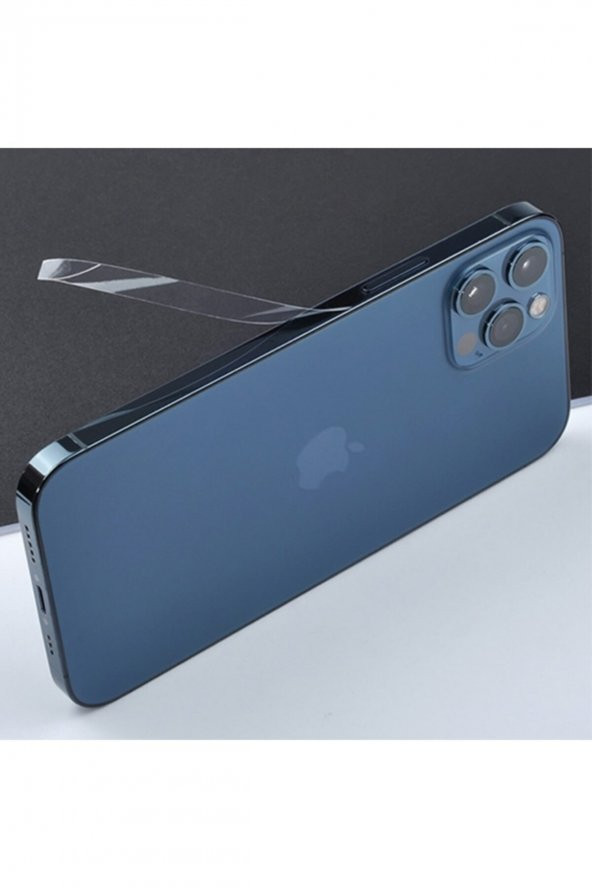 Iphone 12 Pro 6.1 Hidrojel Hayalet Yan Alt Üst Kamera Kaplama Film Şeffaf - 3