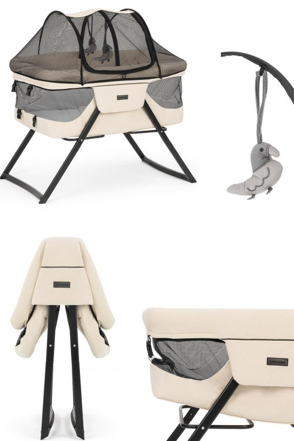 Wellgro Katlanır Anne Yanı Beşik, Sallanır Bebek Beşiği