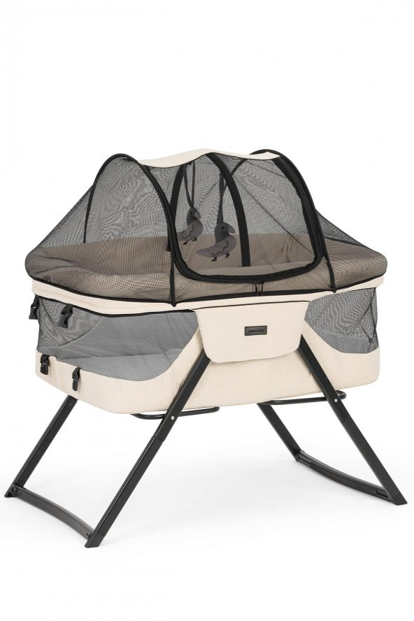 Wellgro Katlanır Anne Yanı Beşik, Sallanır Bebek Beşiği - 6