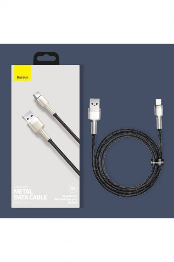 Baseus Cafule 66w Metal Usb To Type-c Hızlı Şarj Kablosu 100cm - 4