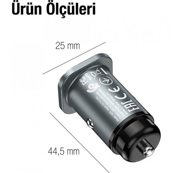 Hoco Nz4 Çift USB 24W Hızlı Şarj Araç Çakmaklık Şarj Adaptörü Oto Şarj Başlığı - 4