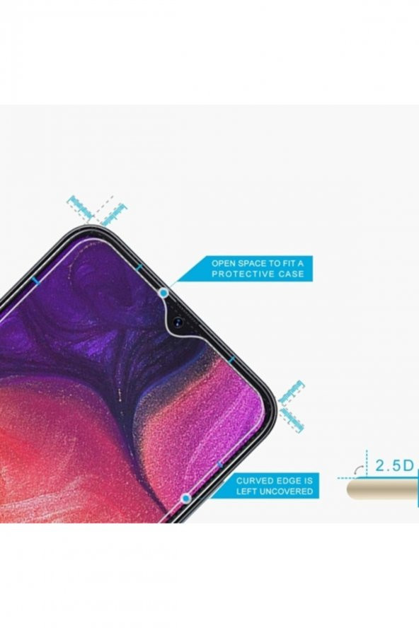 Ally Galaxy A20/a30/a50/m30 Tempered Kırılmaz Cam Ekran Koruyucu Şeffaf - 3
