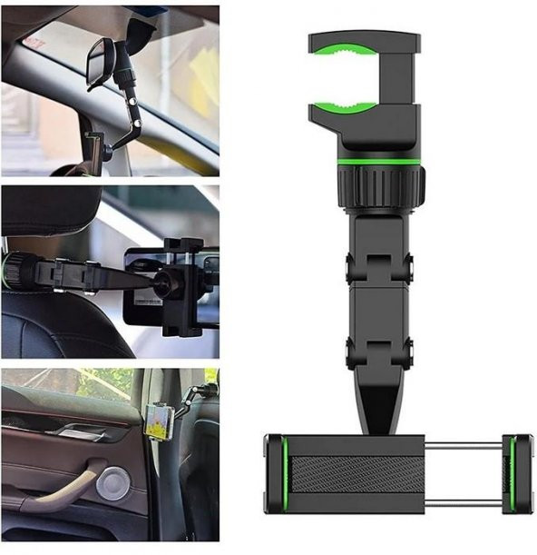 Zhltools Dikiz Aynası Telefon Tutucu Araç İçi Telefon Tutucu - 7