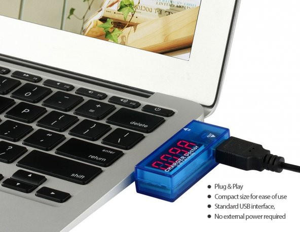 Mini Usb Ampermetre Voltmetre - 2