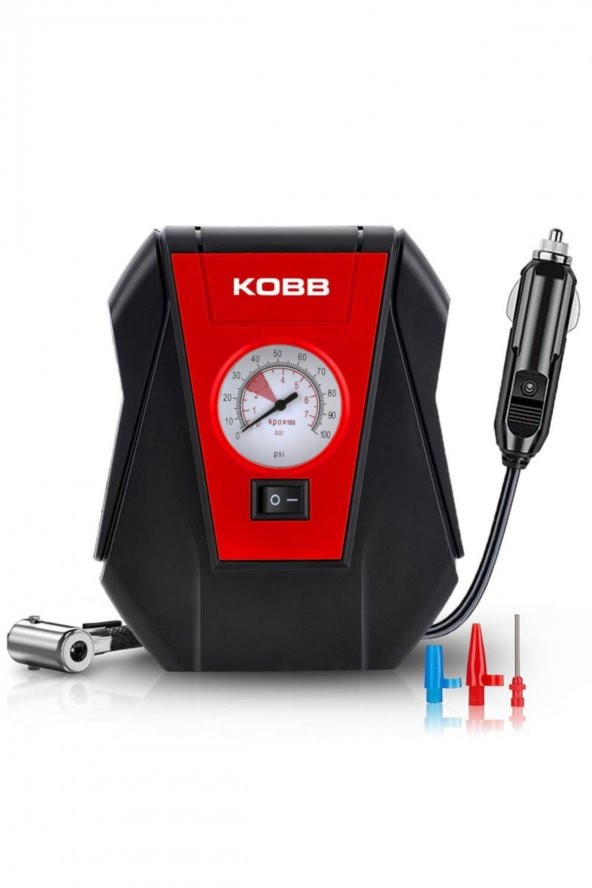 Kb100 12volt 100 Psı Analog Göstergeli Hava Lastik Şişirme Pompası