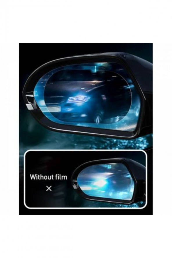 150x100 Anti Sis Yağmur Geçirmez Hidrofobik Dikiz Aynası Film 2 Adet - 4