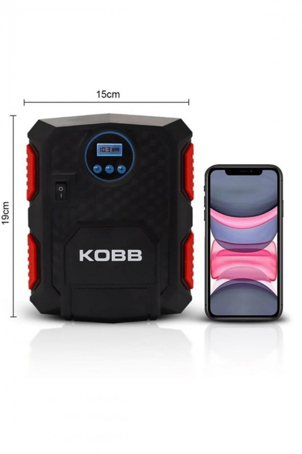 Kb200 12volt 150 Psı Dijital Basınç Göstergeli Hava Pompası - 4