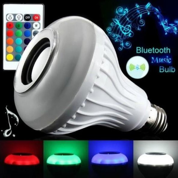 Zhltech Rgb Kumandalı Bluetooth Lamba - 5