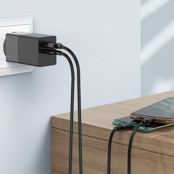 Kuulaa 65W Gan Hızlı Şarj Aleti Qc-Pd 3.0 Hızlı Macbook Pro Şarj Aleti - 4