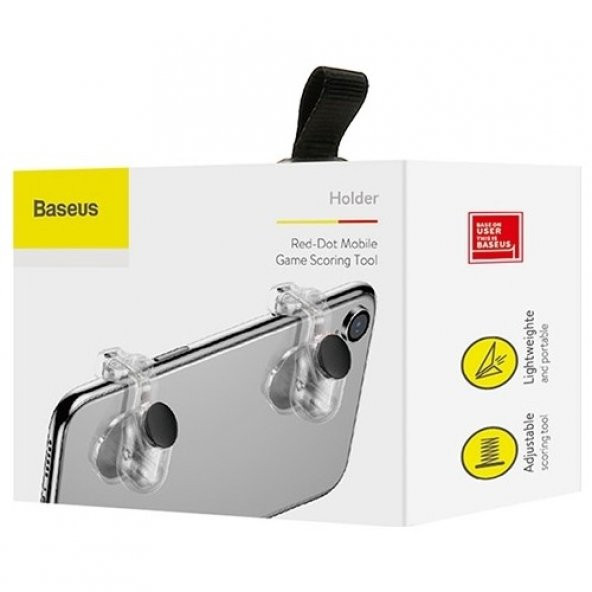 Baseus Red-Dot Serisi Gamepad Oyun Kontrol Aparatı Şeffaf - 2