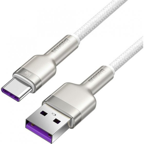 Baseus Cafule 66W Metal USB To Type-C Hızlı Şarj Kablosu 200CM