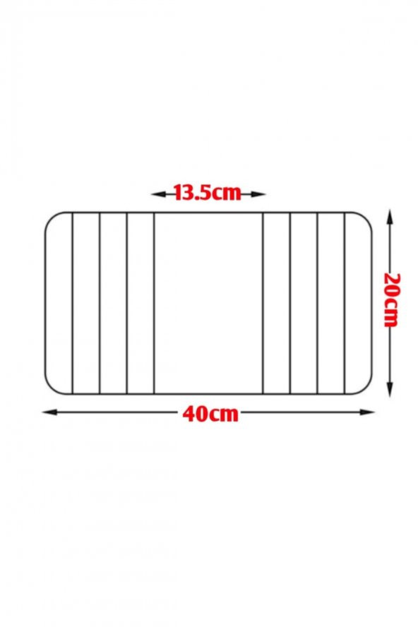 Zhlhome Koyu Kahve Koltuk Tepsisi Yan Sehpa Tesbih Cevizi 20x40 Cm - 4