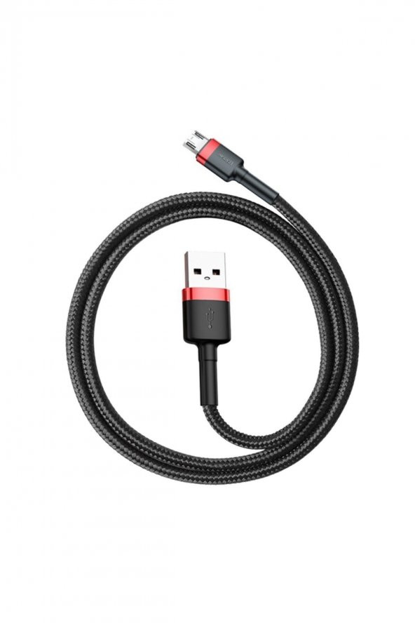 Baseus Cafule 2.4a Micro Usb 0.5 Metre Şarj Kablosu Siyah