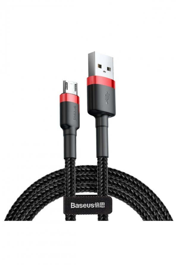 Baseus Cafule 2.4a Micro Usb 0.5 Metre Şarj Kablosu Siyah - 4