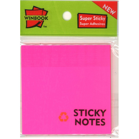 WINBOOK ŞEFAF POST-IT PEMBE - 2