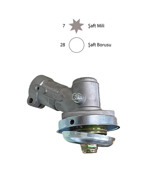 Tırpan Kafa Grubu Komple 28 Mm 7 Yıldız - 1
