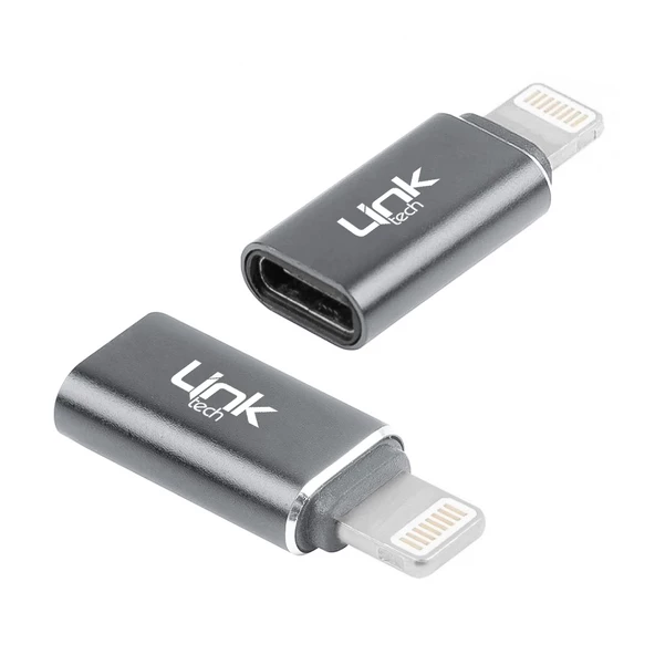 LinkTech O190 Type-C to Lightning Dönüştürücü Metal Adaptör - 2