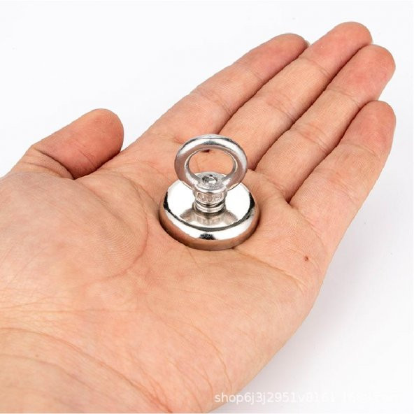 Valkyrie D25 19kg Fishing Magnet 25mm Askılı Güçlü Neodyum Mıknatıs - 8