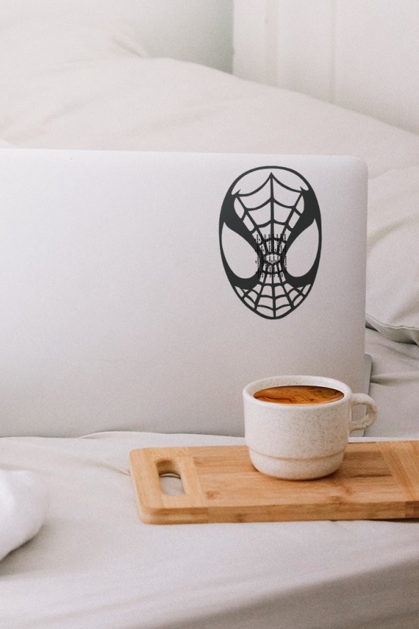 LENOVO 10-10.9 inç Spiderman maskeli notebook sticker modeli 15x10cm