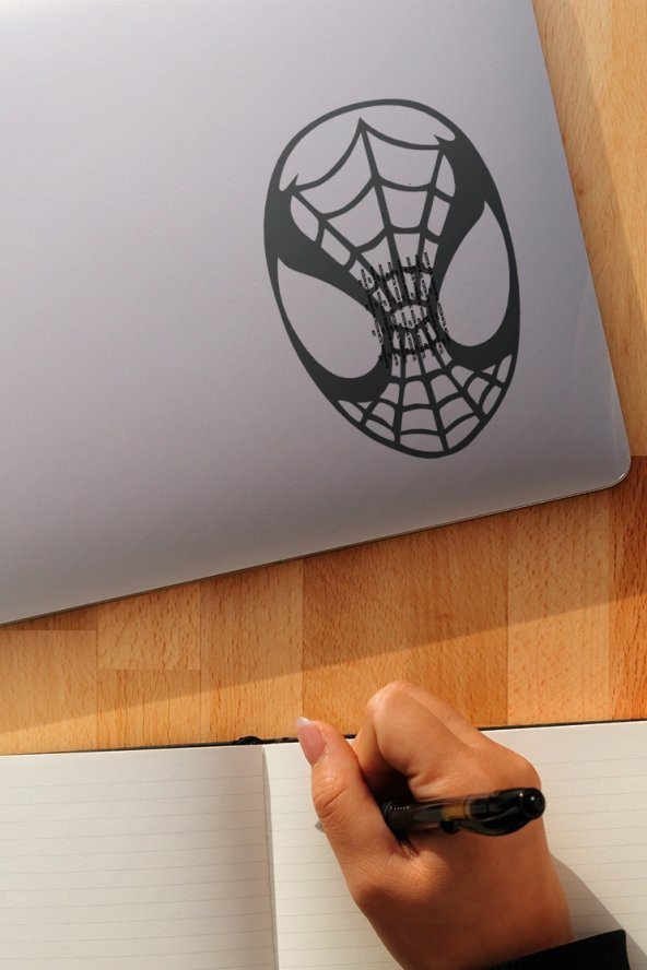 LENOVO 10-10.9 inç Spiderman maskeli notebook sticker modeli 15x10cm - 3
