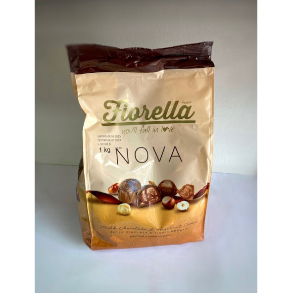 Elvan Fiorella Nova Fındık Kremalı Sütlü Çikolata