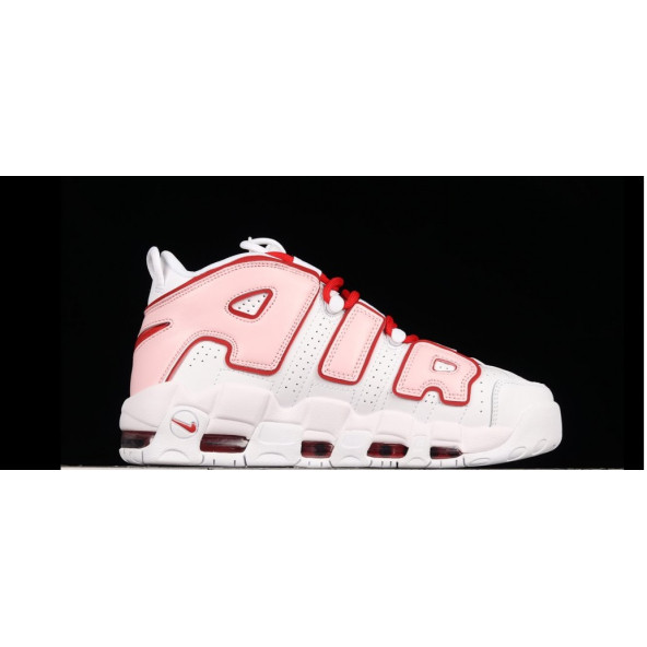 Nike Air More Uptempo Love White Red Pink For Sale