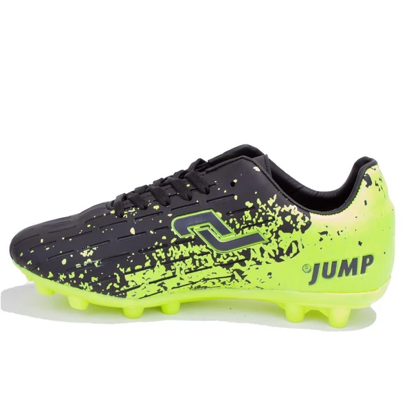 Jump 28373 Siyah YeşiL Krampon Erkek Futbol Ayakkabı - 3