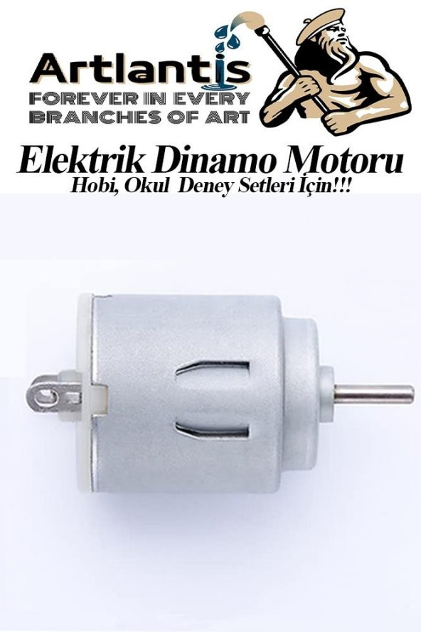 Dinamo Motoru 6 V 1 Adet Elektrik Üreten Motor Eğitici Hobi Okul Deney Elektrik Motoru Deneyler İçin - 6