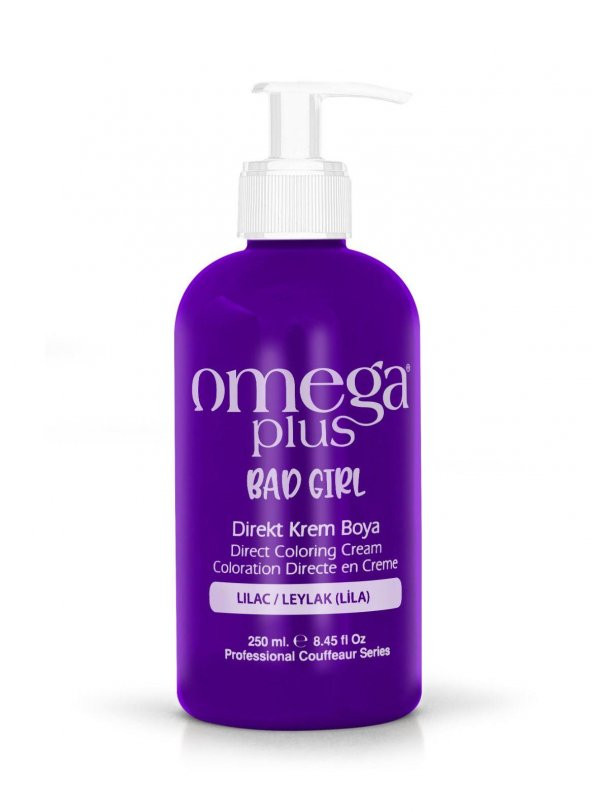 Omega Plus Bad Girl Leylak(lila) Amonyaksız Renkli Saç Boyası 250ml