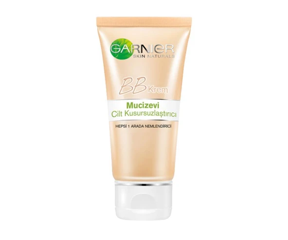 Garnier BB Krem Mucizevi Cilt Kusursuzlaştırıcı Orta Ton 50ML HYALURONİC ALOE ALL-IN-1 SPF 25 ürün görseli