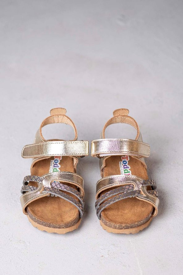 Kız Çocuk Sandalet Gold